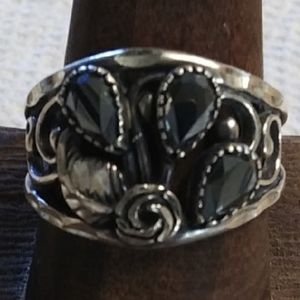 Alaskan Made Black Onyx Sterling